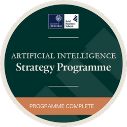 Oxford AI Strategy Programme Certificate